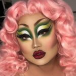 Kim Chi Instagram - 🎶She’s got salsa verde eyes🎶 Make up look using @kimchichicbeauty - @trixiemattel BFF4EVR palette and @naomismalls 2Q1D palette. The power of two best friends! Hair: @wigsandgrace