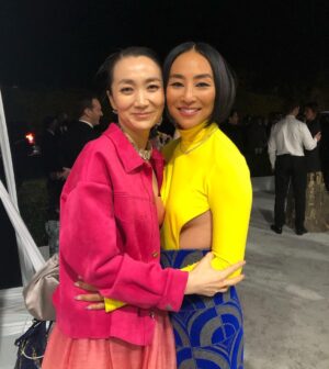 Kim Joo-ryoung Instagram - #SAG #screenactorsguildawards 🌹#Gretalee ❤️