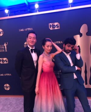 Kim Joo-ryoung Instagram - Best pose trio~ @haesoopark_official @sangipaiya @kimjooryoung 사랑해 고마워❤️