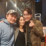 Kim Joo-ryoung Instagram - 삼겹살집 3인방 ~ 오빠들과 함께~ 죄값 치르고…!!! ㅠㅠ 정말 수고많았어요❤️ #카지노 #Bigbet #임형준 #김주령 #송영규