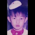 Kim Min-seok Instagram - 몇살인지 정확히는 기억못하는데. 무튼 어린시절에 전 이랬어요. 눈빛이 음..#몇살일까요