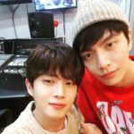 Kim Min-seok Instagram - 일터에선 오랜만인 밍키형과. 우리 박준화감독님 인터뷰에 감탄 중 ^^!!하하