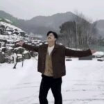 Kim Min-seok Instagram - 평창 셋트장에 고립된 나... 사진이라도 찍고자 했지만. 이 또한 쉽지않네. #눈그만