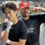 Kim Min-seok Instagram - $nyper.K와 M.$nyper 날 더 강하게 만들어줘요 형.아직 멀었어. 계속 계속 더 더 더!! @lovewook_ 어바웃복싱