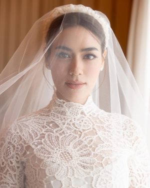 Kimberly Ann Voltemas Instagram - Beyond a dream come true. Words cannot express how incredibly thankful I am to be able to wear this exquisite dress on the most special day of my life by the House of Dior, Maria Grazia, I will always be forever grateful. I would also like to thank the atelier for the countless hours of love. I am absolutely in LOVE with this dress 🤍 @dior @mariagraziachiuri