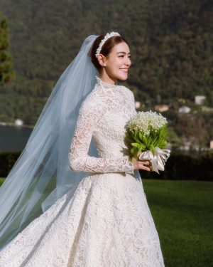 Kimberly Ann Voltemas Instagram - Beyond a dream come true. Words cannot express how incredibly thankful I am to be able to wear this exquisite dress on the most special day of my life by the House of Dior, Maria Grazia, I will always be forever grateful. I would also like to thank the atelier for the countless hours of love. I am absolutely in LOVE with this dress 🤍 @dior @mariagraziachiuri
