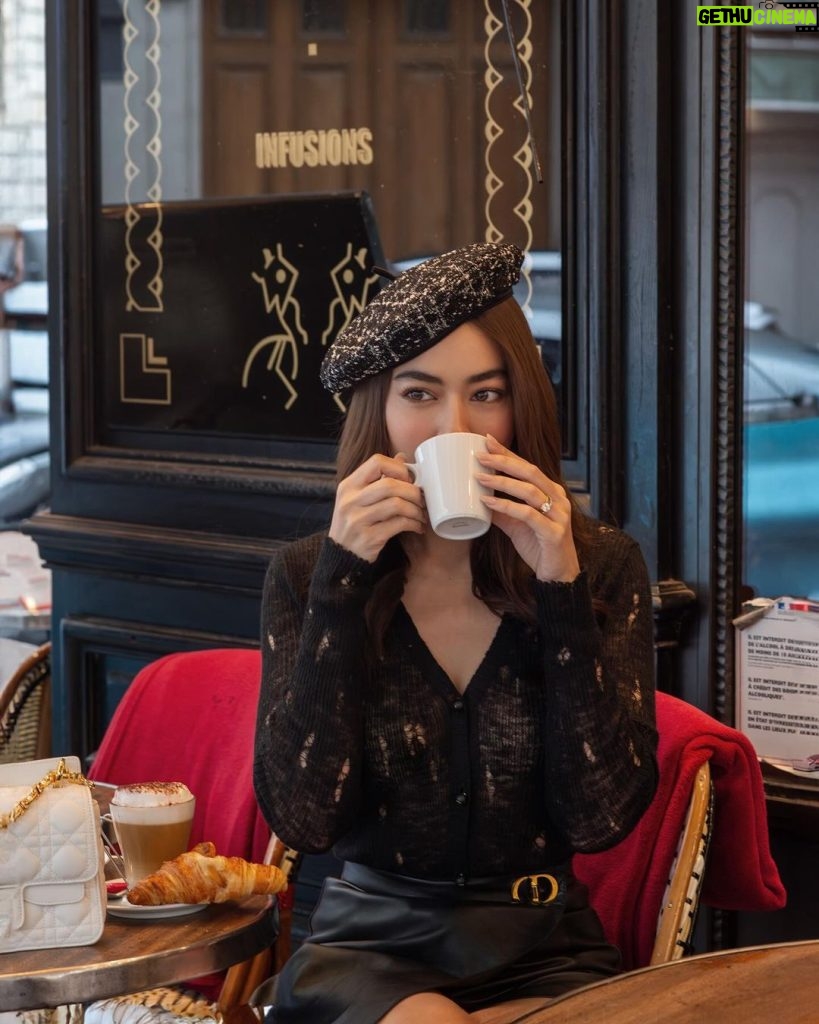 Kimberly Ann Voltemas Instagram - Dreaming of a classique Parisian breakfast 🥐☕️ @dior #DiorAW24