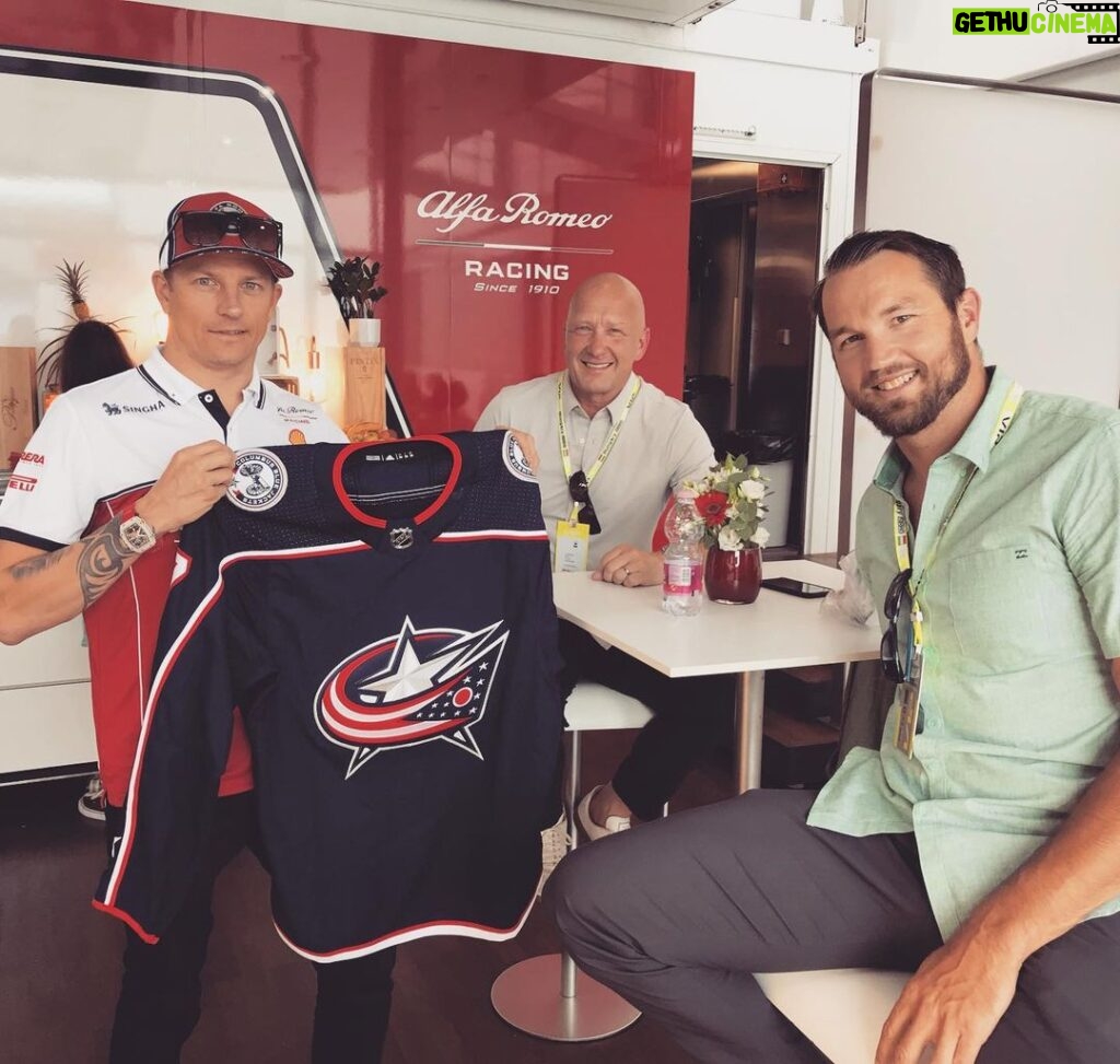 Kimi Räikkönen Instagram - Blue Jacket dudes are here. Hungaroring