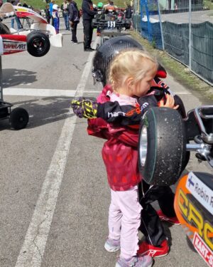 Kimi Räikkönen Instagram - First race of many!🏁 Mom and Dad are more than proud of you Ace!❤️🔥