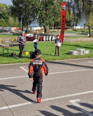 Kimi Räikkönen Instagram - First race of many!🏁 Mom and Dad are more than proud of you Ace!❤️🔥