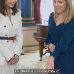 King Charles III of the United Kingdom Instagram - Did you catch us on @bbctheoneshow last night? Take a closer look at the incredible miniature books created for the 100th anniversary of Queen Mary’s Dolls’ House – including a special contribution from Her Majesty The Queen. Watch the special 500 Words episode in full on @bbciplayer - and visit the books for yourself on display at Windsor Castle!