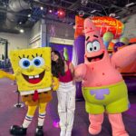 Kira Kosarin Instagram - a week in Vegas filming @nfl #SuperbowlLVIII content for @cbssports x @nickelodeon x @paramountplus . On Sunday, Nickelodeon is airing the big game in augmented reality to be Live from Bikini Bottom - complete w commentary from Spongebob and Patrick. Catch me & @jackgriffo presenting in the hours before and throughout the game, leading up to the WORLD PREMIERE of the TRAILER for our new movie Thundermans Return right before halftime 💚🏈 Las Vegas, Nevada
