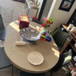 Kira Kosarin Instagram - cookbooks, good friends, golden hours, yarn ends, fresh face, jewelry plates, large fries, chocolate shake!