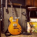 Kirk Hammett Instagram - I am super stoked to finally let you all know about this very special, limited edition release with Gibson ! Meet the Collector’s Edition Greeny !! 🎸⚡️ #Repost @gibsoncustom with @use.repost ・・・ A 1959 Les Paul Standard is one of the most coveted and valuable guitars ever, but one particular example, “Greeny,” is famous for both its incredible story and its iconic sound. Originally owned by Peter Green, Greeny was used throughout his time with Fleetwood Mac and started as a bright cherry red sunburst, but after countless shows, it faded to a pale yellow color. Legend has it that Peter modified the neck pickup early on, prompting its distinctive, quacking, out-of-phase tone. In the 1970s, Peter sold Greeny to Gary Moore, who used it for three decades with Thin Lizzy and as a solo artist, even recording an album titled “Blues for Greeny.” After years together, Greeny was sold and temporarily retired, left waiting for a chance to return to the stage. Enter Kirk Hammett. Kirk is no stranger to the pursuit of the perfect guitar, but in the case of Greeny, it was as if this guitar was destined for him. It took all of 30 seconds of playing for Kirk to understand the magic. Now owned by @kirkhammett Greeny has officially passed through the hands of three legendary guitarists. Meet The Collector’s Edition Kirk Hammett Gibson Custom Shop Murphy Lab “Greeny” 1959 Les Paul Standard. #gibson #gibsoncustom #kirkhammett #greeny #lespaul @Gibson @officialgibsongarage @gibsoncustom