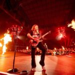Kirk Hammett Instagram - Feel the Heat !! 🔥 photo📸by @rosshalfin ⚡️⚡️⚡️ @metallica