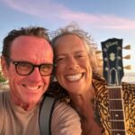 Kirk Hammett Instagram - Hangin’ with Halfin 🌞 selfie📸by @rosshalfin 🏄‍♂️