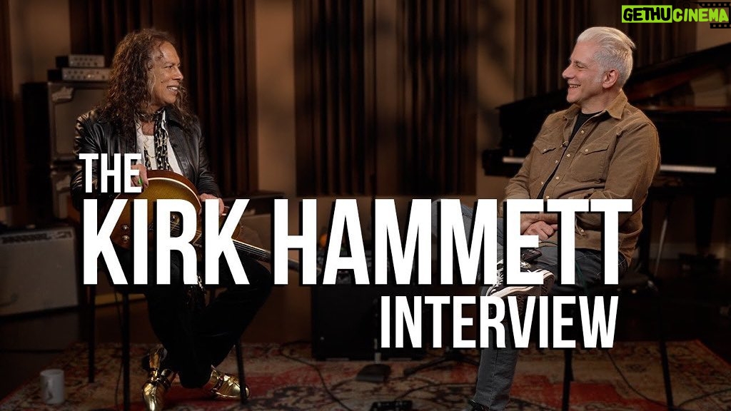 Kirk Hammett Instagram - Interview is Up !! ⚡🎸🤘 Link In Bio #rickbeatointerview @rickbeato1 @metallica 🤟