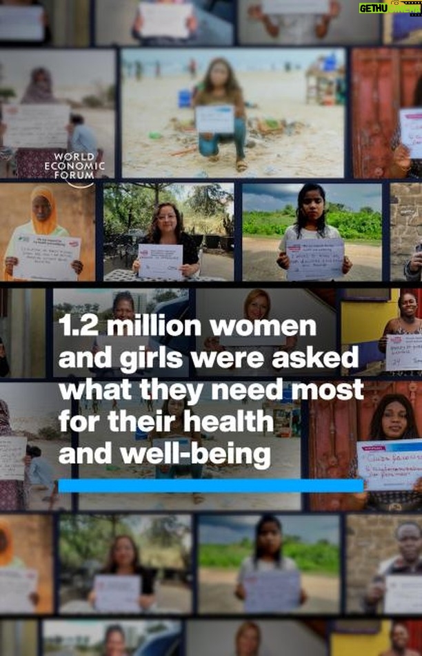 Klaus Schwab Instagram - Over a million women and girls were asked the question: ‘What do you more than for your health and well-being?’ Here are the results. Learn more about improving women's health in the World Economic Forum’s report ‘Closing the Women’s Health Gap: A $1 Trillion Opportunity to Improve Lives and Economies’ by tapping on the link in our bio. @whiteribbonalliance
