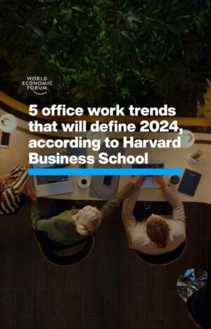Klaus Schwab Instagram - From the decline of ‘workism’ to the rise of the ‘portfolio life’, these are the 5 work trends to watch in 2024. 

Learn more about the changing world of work from the World Economic Forum’s Future of Jobs report by tapping on the link in our bio.

@harvardhbs