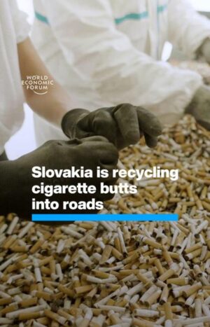 Klaus Schwab Instagram - Only a third of the 18 billion cigarettes smoked daily are disposed of properly. 

The World Economic Forum has launched the Global Plastic Action Partnership to make sure commitments to reduce plastic waste are put into action. Learn more by tapping on the link in our bio.

@terracycle @ecobutt.recycling