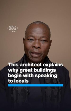 Klaus Schwab Instagram - For this architect, a new project always begins in the same way: through dialogue. 

Francis Kéré is one of the 2024 Crystal Award winners. Meet the winners by tapping on the link in our bio. 

@kerearchitecture