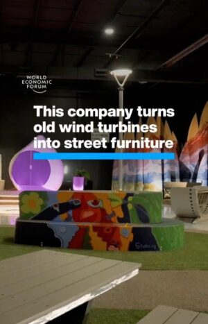Klaus Schwab Instagram - The world could have 43 million tonnes of waste wind turbine blades by 2050. 

The Global Plastic Action Partnership is a multi-stakeholder platform dedicated to transforming promises to reduce plastic waste into concrete action. Learn more by tapping on the link in our bio.

@canvusworld