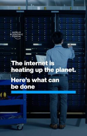 Klaus Schwab Instagram - Data centres account for 1% of energy-related global greenhouse gas emissions. 

Learn more about solutions to achieve energy security and sustainability from the Forum’s white paper ‘Securing the Energy Transition’ by tapping on the link in our bio.