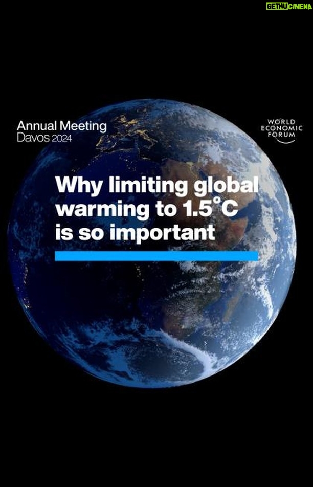 Klaus Schwab Instagram - To stay below 1.5˚C, the world must reach net zero by 2050. Learn more about the 1.5˚C limit and earth systems' tipping points by tapping on the link in our bio. Join the discussion at Davos on the approaches needed to ensure a long-term future that is inclusive, net zero and nature-positive by following #wef24 on our channels.