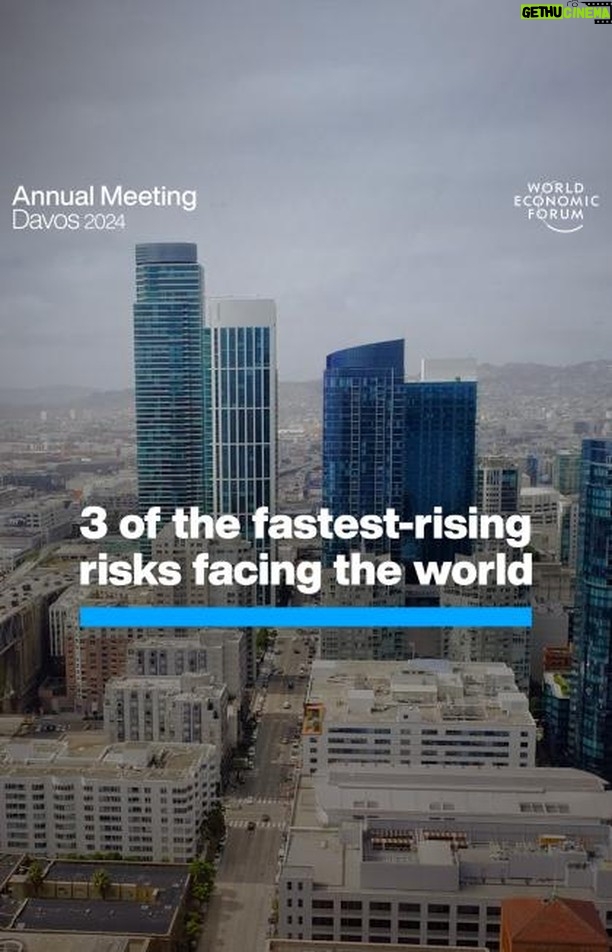 Klaus Schwab Instagram - The world is changing fast – and so are the challenges we face. The World Economic Forum has produced the Global Risks Report 2024 in partnership with Marsh McLennan and Zurich Insurance Group. Learn more by tapping on the link in our bio. #risks24 For the latest discussions from Davos on managing risks and building resilience from Davos, follow #wef24 on our channels. @zurichinsurance @marshmclennan