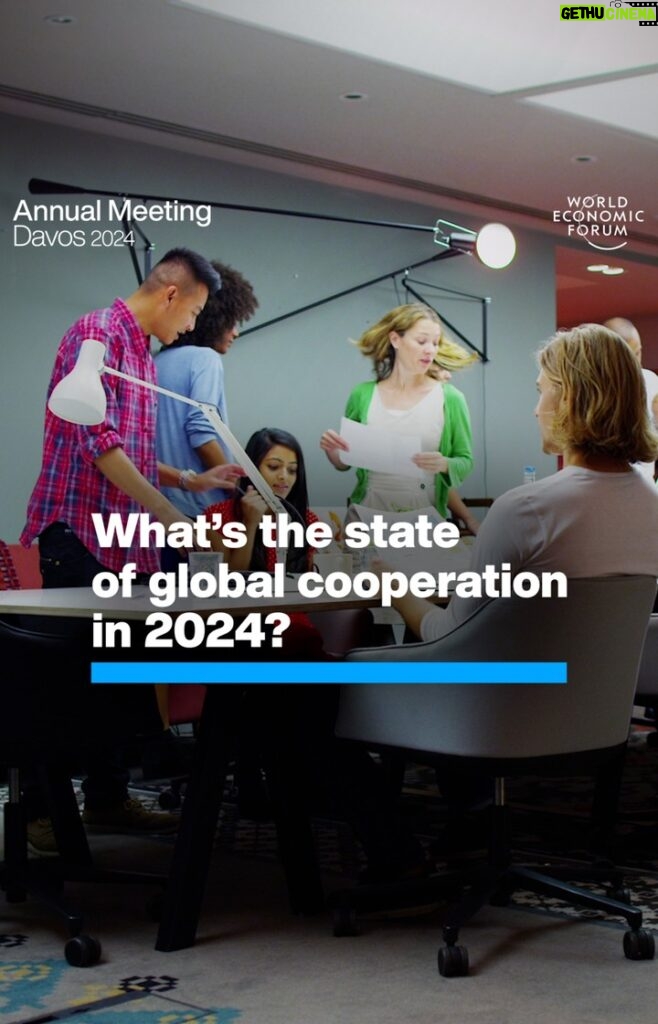 Klaus Schwab Instagram - What’s the state of global cooperation in 2024? The World Economic Forum is launching the Global Cooperation Barometer 2024, a new tool developed in partnership with McKinsey & Company. Learn more by tapping on the link in our bio. Revitalizing cooperation is necessary for advancing resilience, growth and security. Hear how Davos is boosting global collaboration by following #wef24 on our channels.