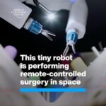 Klaus Schwab Instagram - This tiny robot is performing remote-controlled surgery in space. Click the link in our bio to learn more about the technology of the future in the World Economic Forum's Top 10 Emerging Technologies of 2023 report.