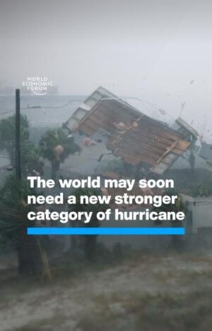 Klaus Schwab Instagram - More storms are landing in the upper end of Category 5. 

Extreme weather events are the largest global risk this year and over the next decade. Tap the link in our bio to learn more.

@monash_uni