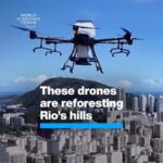 Klaus Schwab Instagram - A single drone can disperse 180 seed capsules a minute, 100 times faster than human hands. Learn more about the latest nature news from the World Economic Forum’s Centre for Nature and Climate by tapping on the link in our bio. @morfo.rest @flashforest.ca