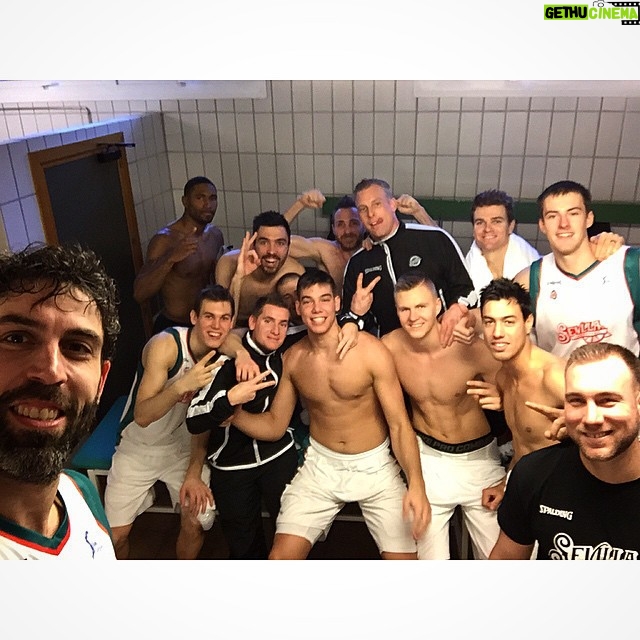 Kristaps Porziņģis Instagram - vamooooos equipooo! victoria en segunda prorroga! tough game! big WIN!