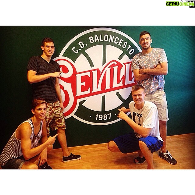 Kristaps Porziņģis Instagram - We represent Baloncesto Sevilla 🏀 @cdbsevilla