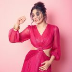 Krithi Shetty Instagram - Love being a woman #happywomensday 💞 • • Stylist @nidhijeswani Assisted by @nirikshapoojary_ Makeup @kalwon_beauty Hair @kamaldeepss Photographer @gohil_jeet Pink dress @amrtaofficial Earrings @kushalsfashionjewellery Wrist stack @iblamebeads Footwear @heelandbucklelondon