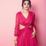 Krithi Shetty Instagram - Love being a woman #happywomensday 💞 • • Stylist @nidhijeswani Assisted by @nirikshapoojary_ Makeup @kalwon_beauty Hair @kamaldeepss Photographer @gohil_jeet Pink dress @amrtaofficial Earrings @kushalsfashionjewellery Wrist stack @iblamebeads Footwear @heelandbucklelondon