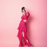 Krithi Shetty Instagram - Love being a woman #happywomensday 💞 • • Stylist @nidhijeswani Assisted by @nirikshapoojary_ Makeup @kalwon_beauty Hair @kamaldeepss Photographer @gohil_jeet Pink dress @amrtaofficial Earrings @kushalsfashionjewellery Wrist stack @iblamebeads Footwear @heelandbucklelondon