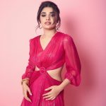 Krithi Shetty Instagram - Love being a woman #happywomensday 💞 • • Stylist @nidhijeswani Assisted by @nirikshapoojary_ Makeup @kalwon_beauty Hair @kamaldeepss Photographer @gohil_jeet Pink dress @amrtaofficial Earrings @kushalsfashionjewellery Wrist stack @iblamebeads Footwear @heelandbucklelondon