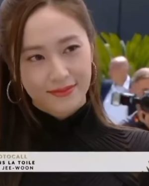 Krystal Jung Instagram - chose this dress for the photocall because it reminded me of a spiderweb🕸️dont you think?