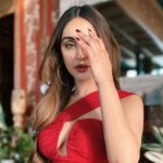 Krystle D'Souza Instagram - What’s in a name ? 🌹❤️ . . . Outfit:- @label_wildchild PR:- @_vaishnavii.3011 Koi Bar