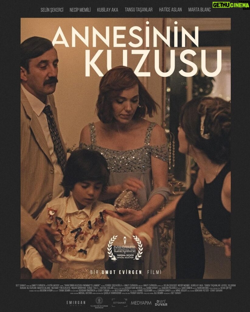 Kubilay Aka Instagram - Annesinin Kuzusu açılışını Adana Altın Koza Film Festivaliyle yapıyor. 🎈 Hayırlı olsun tüm ekibimize 🙏🏽🍀