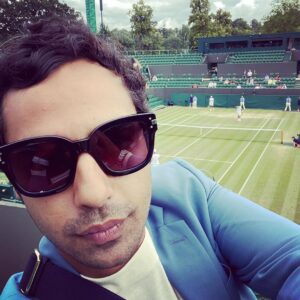 Kunal Nayyar Instagram - Hiding at Wimbledon. Day to myself:) love you guys.