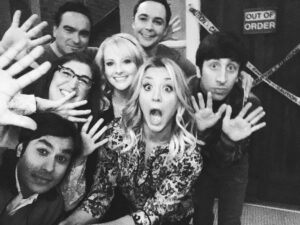 Kunal Nayyar Instagram - Happy Birthday to the queen in the middle @kaleycuoco Thank you for always making sure we captured such heartwarming memories- I believe this was right before we started season 10. Love you sis, and miss you. Everyone watch @flightattendantonmax