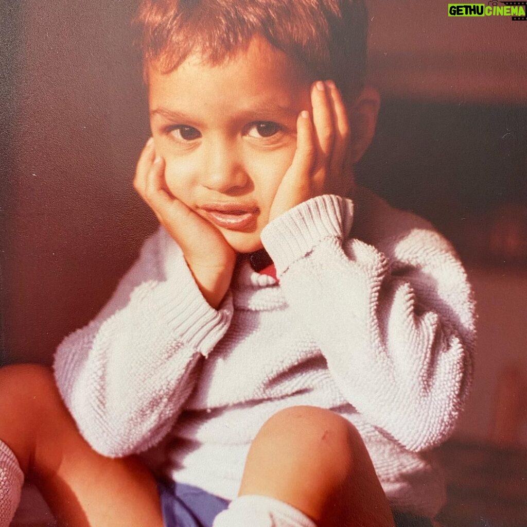 Kunal Nayyar Instagram - What can I say? Once a poser, always a poser;) #babyraj