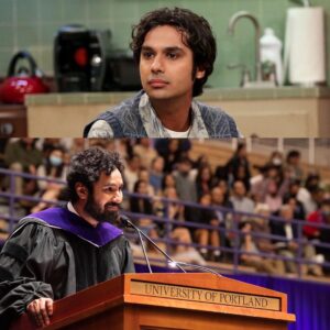 Kunal Nayyar Instagram - I never thought after playing Dr. Rajesh Koothrappali for 12 years, I would be honored with an actual doctorate in real life. Thank you @universityofportland for the honor of PHD of Humane Letters, I am humbled. Link in bio, if you’d like to watch my commencement speech. Starts at 1.28. Oh, and you can call me Dr Kunal now, I won’t mind;)