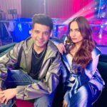 Kusha Kapila Instagram - KK X KK (we tried to give Vogue but we couldn’t stop laughing) catch our banter with @renil.abraham on Invite Only on @amazonminitv pata nahi kya hee bola hai but @kkundrra gave us a lot of life lessons so don’t miss that pls Karan is styled by @shreeum I am styled by @mohitrai with @tarangagarwalofficial Outfit : @cilvrstudio Accessories : @tuula.jewellery