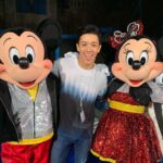 Kyle Hanagami Instagram - I’m tryna look that good when I’m 90. Happy Birthday Mickey! Ps. I choreographed the big primetime open for @mickeymouse, @sarahhyland and @jordan_fisher airing this Saturday on ABC. Thanks always @nappytabs for bringing me on to choreograph! PPS. I JUST REALIZED IF YOU LOOK AT MICKEY’S NOSE AND PUPILS, IT MAKES ANOTHER MICKEY MOUSE. MIND BLOWN. 🤯 #mickeymouse Walt Disney World