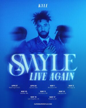 Kyle Harvey Instagram - SMYLE AGAIN coming to you live :) 
It’s been too long & I’ve missed y’all 

Comment what city you’re pulling up to ✌🏽

Get your tix & meet n greet at superduperkyle.com this Friday (presale tomorrow)