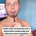 Léo Belmonte Instagram - quem nunca surtou por causa de um leite condensado?? 😂